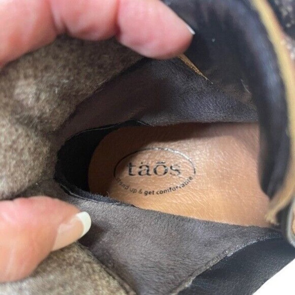 Taos Cutie Women’s  Brown Leather Hiking Gorpcore Size 8.5 - Picture 12 of 12